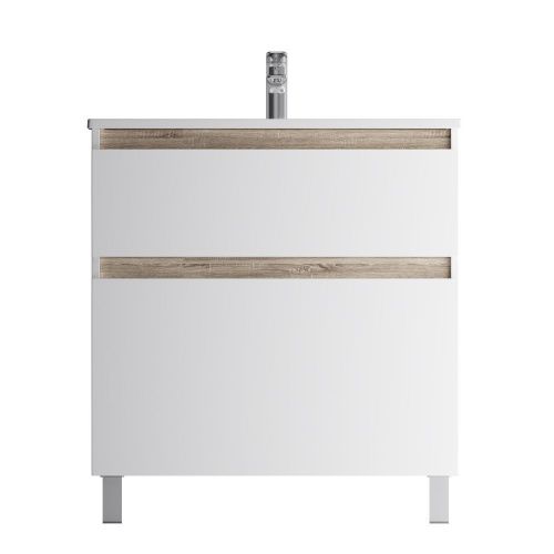 Тумба под раковину Am.Pm X-Joy M85AFSX0802WG 80х40 напольная цвет белый - фото 2