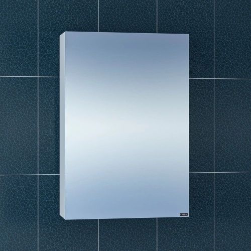 Зеркало-шкаф СанТа Стандарт 113002 50х70 подвесной цвет белый - фото 3