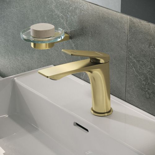 Смеситель Grossman Galaxy 510.K35.01.320 на раковину золото - фото 4