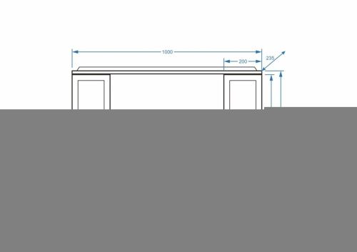 Зеркало-шкаф Stella Polar Концепт SP-00000135 100х70 подвесной цвет белый - фото 2