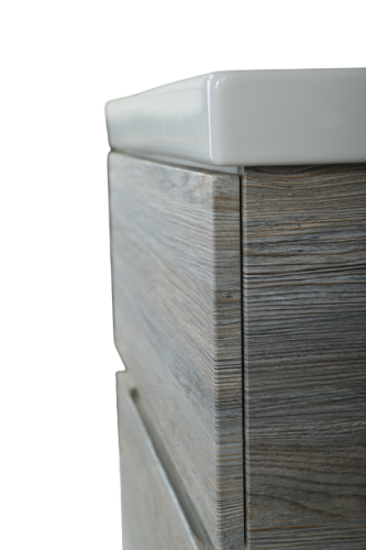 Тумба под раковину Art&Max TECHNO AM-Techno-900-2C-SO-LW635 90х50 подвесная цвет коричневый - фото 3