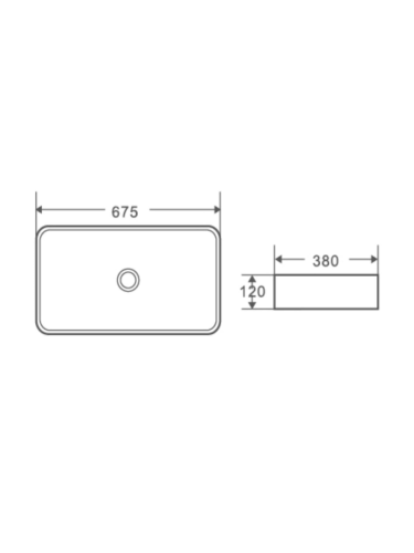 Раковина из сантехнического фаянса WeltWasser WW SK 10000005606 40 см накладная цвет белый - фото 3