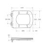 Крышка сиденье для унитаза BelBagno Prado BB10150SC