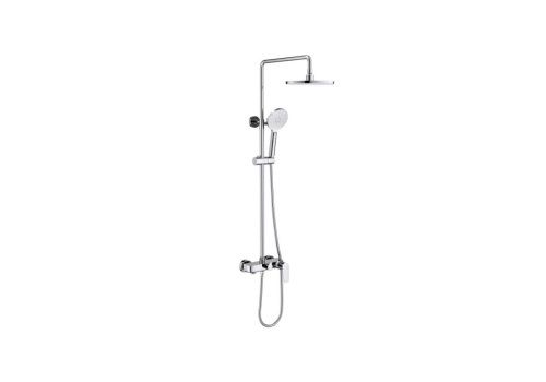 Душевая стойка Aquatek БЕТТА AQ2140CR настенная цвет хром - фото 2