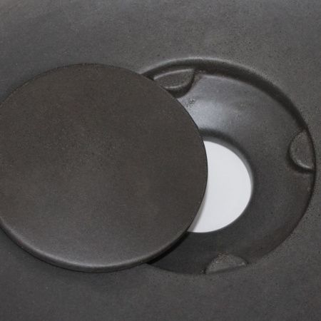 Раковина из искусственного камня Uperwood Belfast 2091020327 30х30 накладная цвет серый