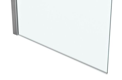 Душевая шторка на ванну Bravat Alfa BG070.5120A 70х150 стекло прозрачное профиль хром ориентация левая - фото 4