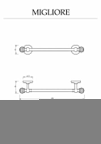 Полотенцедержатель Migliore Amerida 16605 - фото 2