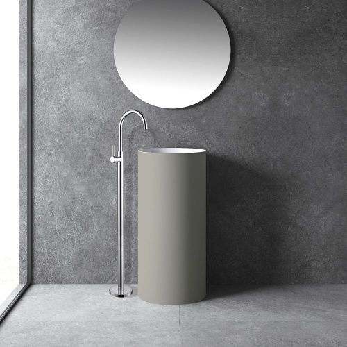 Смеситель Abber Wasser Kreis AF8141 напольный хром - фото 2