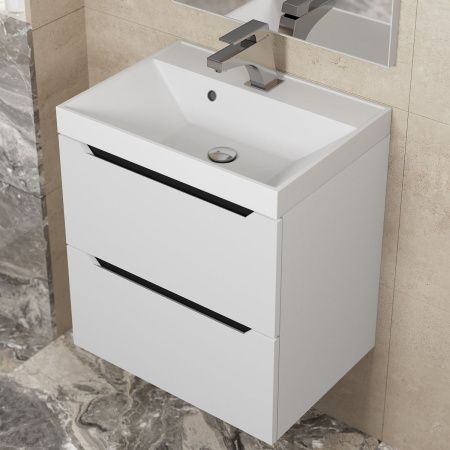 Тумба под раковину Uperwood Tanos 2930205149 50х30 подвесная цвет белый