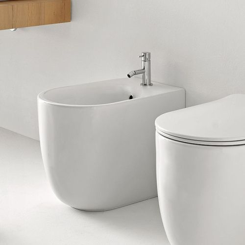 Биде напольное Kerasan Nolita 532030*1 цвет белый