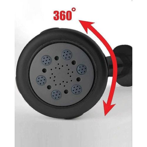 Душевая система ALMAes Bartin TVZ-0895 встраиваемая в стену цвет черный - фото 4