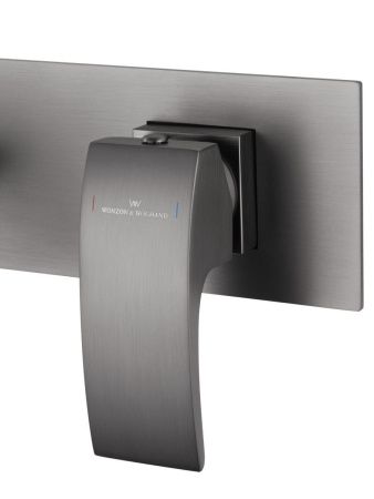 Смеситель для раковины Wonzon & Woghand Fit WW-88869009-BGM встраиваемый в стену серый