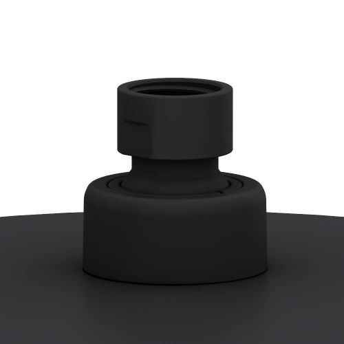 Верхний душ Damixa Scandinavian Pure 936050300 25х25 черный - фото 3