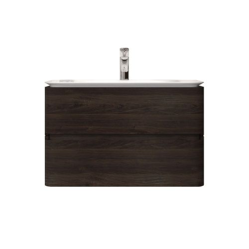Тумба под раковину Am.Pm Sensation M30FHX0802TF 80х50 подвесная цвет коричневый - фото 2