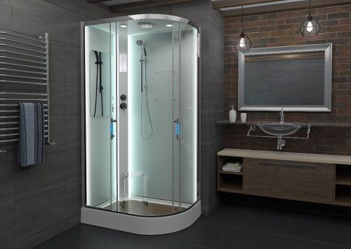 Душевая кабина AvaCan A102LLED 120х80 асимметричная с крышей ориентация левая - фото 4