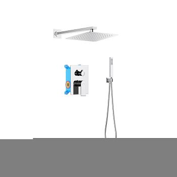 Душевая система Aquatek ЛИРА AQ1472CR встраиваемая в стену цвет хром