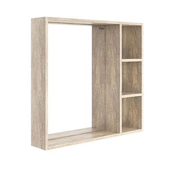 Зеркало-шкаф Onika Тимбер 207045 70х70 подвесной цвет коричневый