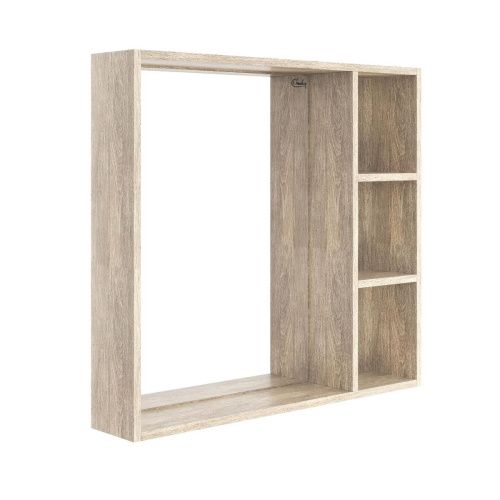 Зеркало-шкаф Onika Тимбер 207045 70х70 подвесной цвет коричневый