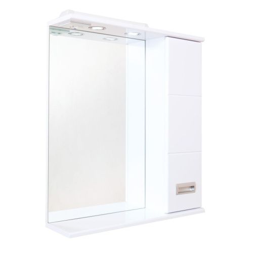 Зеркало-шкаф Onika Балтика 206704 70х70 подвесной цвет белый