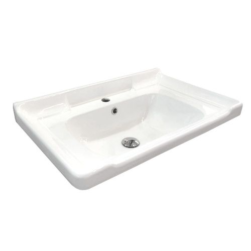 Тумба с раковиной Comforty Рига 00-00018684CF 70х50 подвесная цвет белый - фото 3