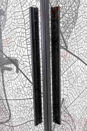 Душевой уголок AvaCan FB2-190-SB90 90х90 стекло тонированное профиль черный без поддона