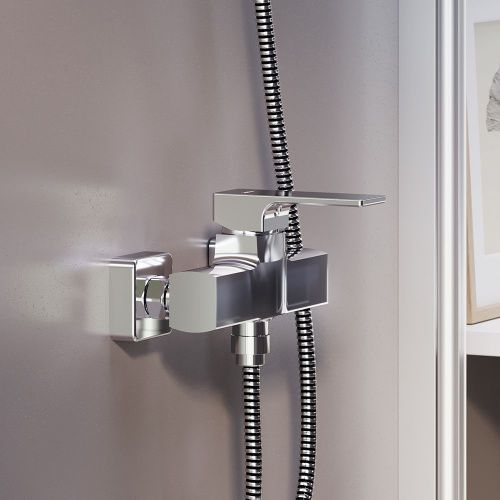 Смеситель для ванны и душа Damixa Gala 532000000 настенный хром - фото 3