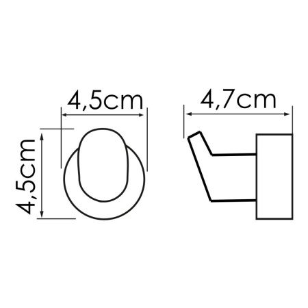 Крючок WasserKRAFT 9423