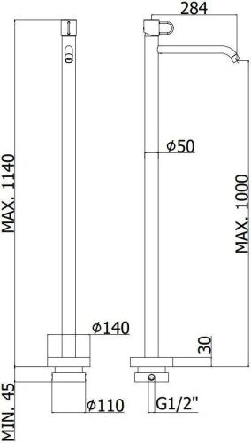 Смеситель Paffoni Joker JK031CR на раковину хром - фото 2