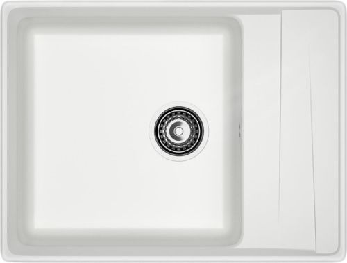 Кухонная мойка Granfest Level LV-660L иней 65х50 цвет белый поверхность матовая