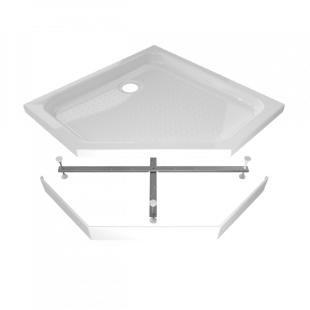 Душевой поддон акриловый Тритон Щ0000052850 90х90 белый с каркасом