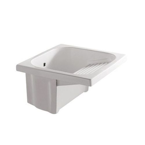 Раковина из сантехнического фарфора Galassia Osiride 2003 60х60 накладная цвет белый 1 отверстие под смеситель - фото 2