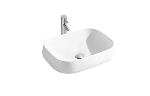 Раковина из сантехнического фарфора Aquatek AQ5526-00 60х40 накладная цвет белый без отверстий под смеситель