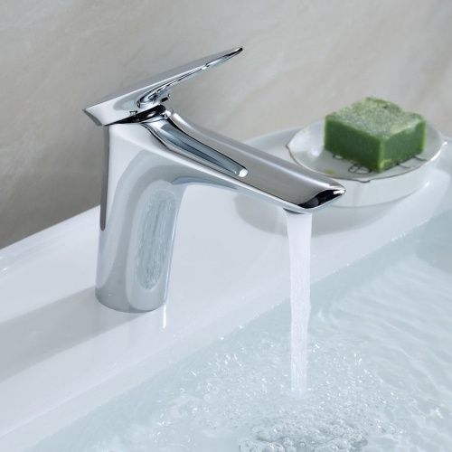 Смеситель Bond Cube B03-2100 на раковину хром - фото 3