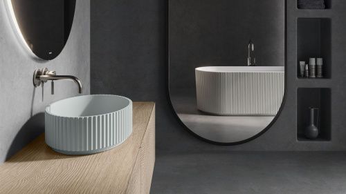 Раковина из искусственного камня Zenon Olympia 4000.000.000.000.39682 50х30 накладная цвет белый - фото 4