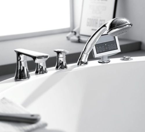 Ванна акриловая гидромассажная Gemy G9230 K 150х150 отдельностоящая круглая с каркасом - фото 4