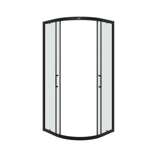 Душевой уголок Cerutti SPA VIVA90B N 90х90 стекло прозрачное профиль черный без поддона - фото 3
