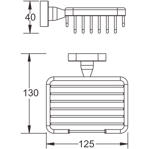 Мыльница BELZ B90002-1 - фото 3