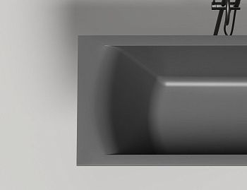 Ванна из искусственного камня Salini CASCATA 104123MF 170х75 встраиваемая прямоугольная с ножками