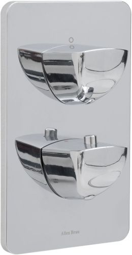 Душевая система Allen Brau Infinity 5.21016-00 встраиваемая в стену цвет хром с термостатом - фото 4