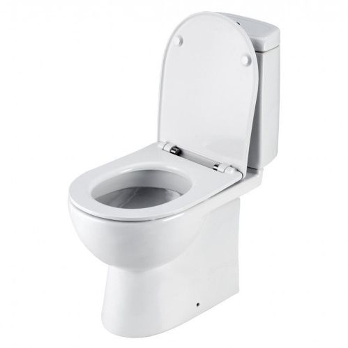 Унитаз-компакт напольный с бачком Santek Остин 1WH302419 белый с сиденьем микролифт душевой смыв - фото 3