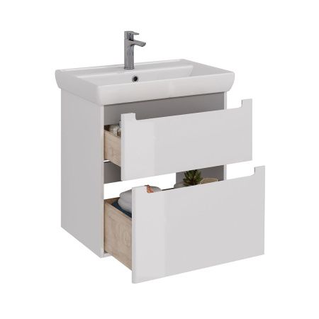 Тумба под раковину LeMark Buno LM04B70T 60х40 напольная цвет белый