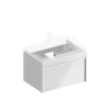 Тумба под раковину Kerama Marazzi MODULA MO.70.1+1\WHT 70х50 подвесная цвет белый