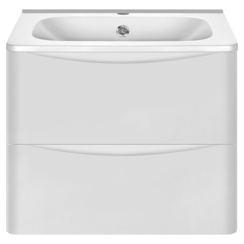 Тумба под раковину Vincea Paola VMC-2P600GW 60х50 подвесная цвет белый - фото 2