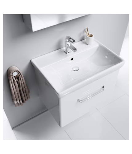 Тумба под раковину Aqwella Y Neo.01.06/1 60х40 подвесная цвет белый - фото 4
