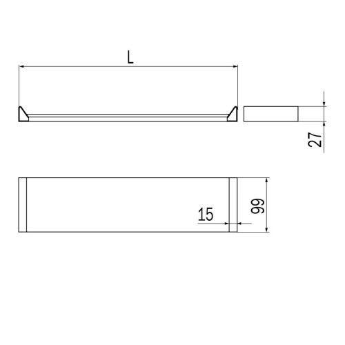 Комплект аксессуаров Inda INDISSIMA BARRA A8809NNS - фото 5