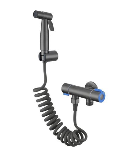 Гигиенический душ со смесителем Fmark FS-FXQ01Q серый - фото 2