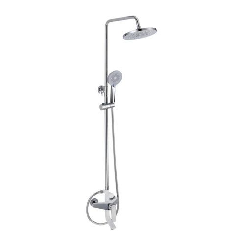 Душевая стойка Savol S-JD9145AW настенная цвет белый/хром - фото 2