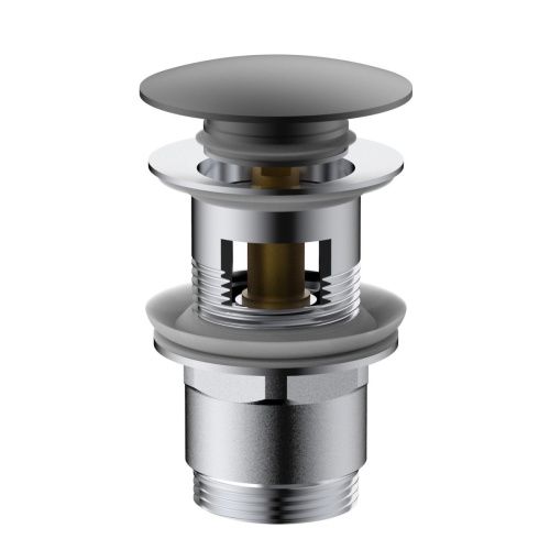 Донный клапан Vincea DPU-1B01GM вороненая сталь