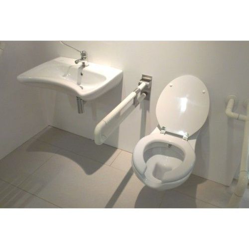 Чаша унитаза подвесная Creavit BD320-11CB00E-0000 цвет белый без сиденья душевой смыв - фото 3