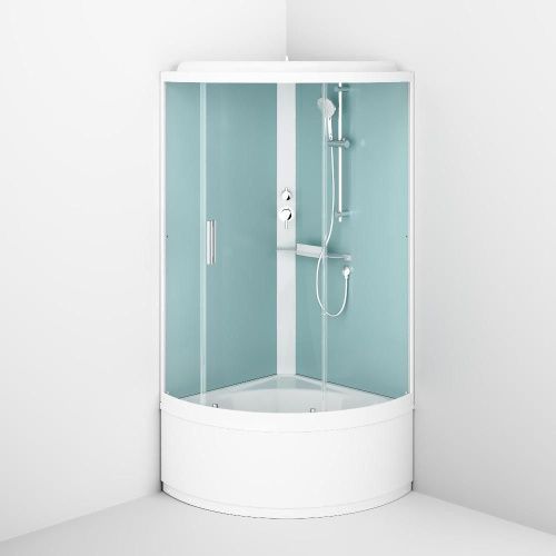 Душевая кабина Am.Pm X-Joy W88C-401A-090WT 100х100 четверть круга с крышей ориентация универсальная - фото 4